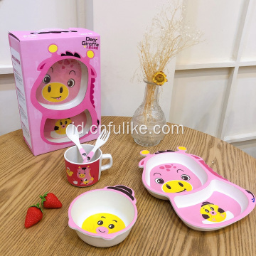 Bamboo Child Eco-Friendly, Peralatan Makan 5 PCS